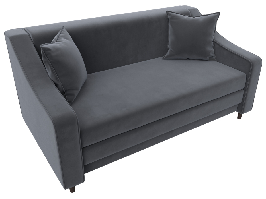 Диваны кровати прямые, Диван прямой Лига-071, велюр SEVEN