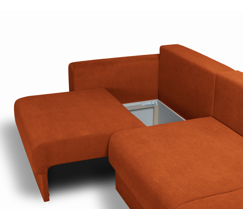 Диваны еврокнижки, Диван кровать прямой модульный Мэдисон, велюр