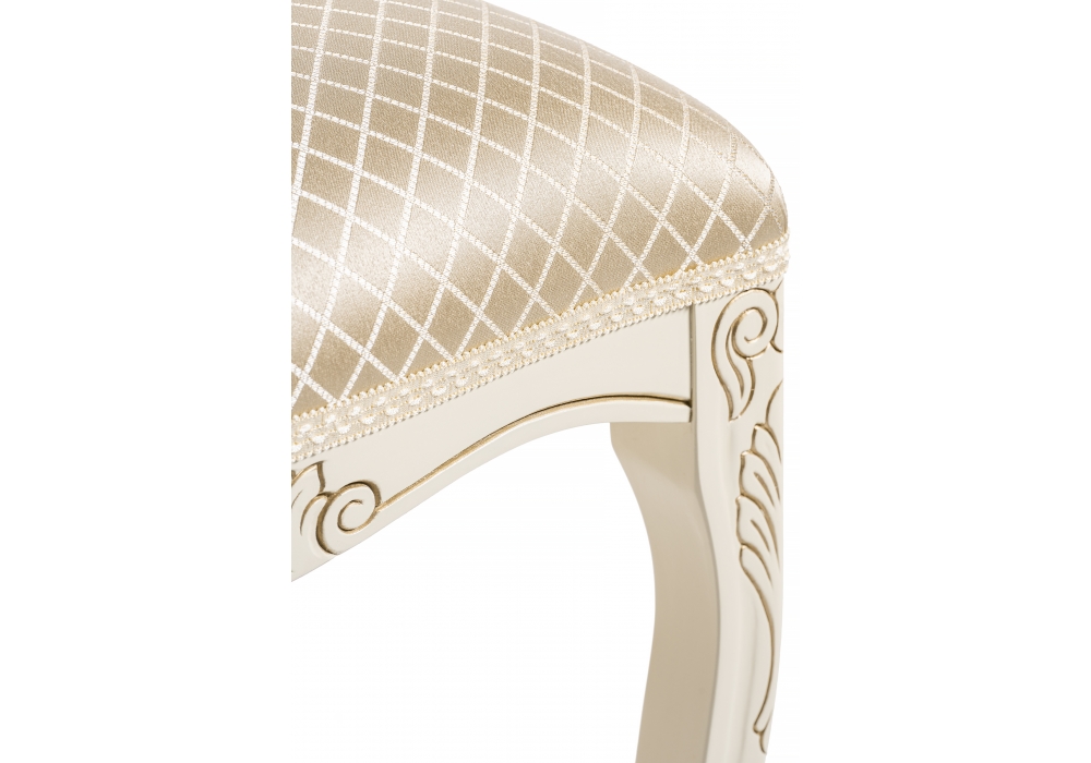 Стулья, Стул деревянный Клето патина золото / ромб