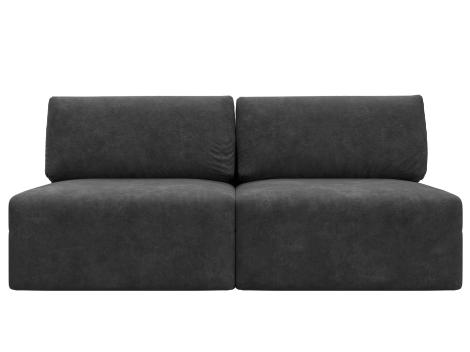 Диваны еврокнижки, Диван прямой модульный Лига-060 НПБ, велюр BRUT