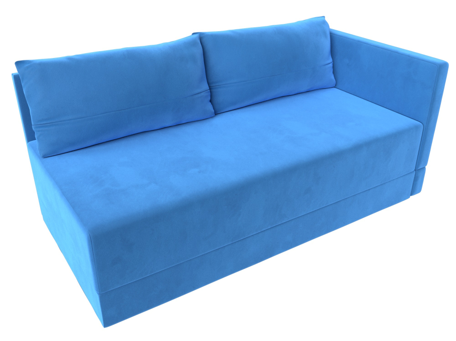 Кушетка диван, Кушетка Никас правая, велюр