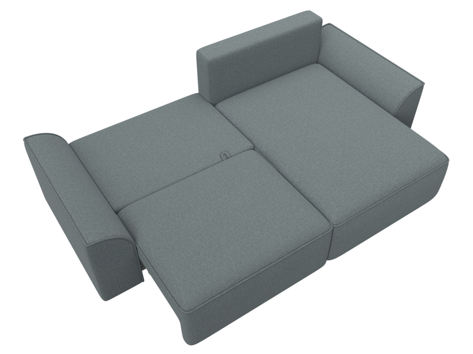 Диваны угловые в гостиную, Диван угловой Лига-048 НПБ, рогожка Амур