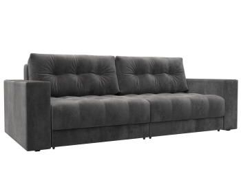 Диван прямой с декором Лига-049 НПБ, велюр TOWER