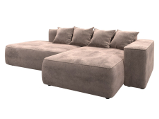 Диваны угловые в гостиную, Диван угловой Лига-065 угол правый, велюр TOWER