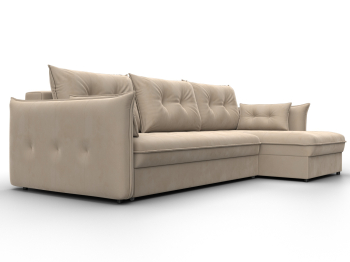 Диван угловой Лига-100 НПБ угол универсальный, велюр SEVEN