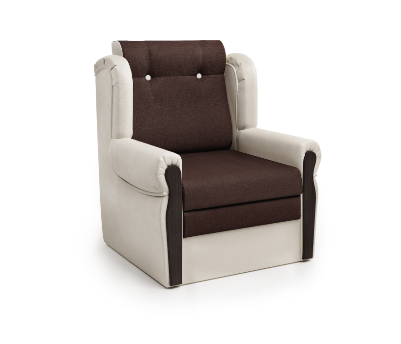 Кресла-кровати, Кресло-кровать Классика М, экокожа/рогожка