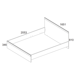 Кровать 160 с подъемником OSKAR