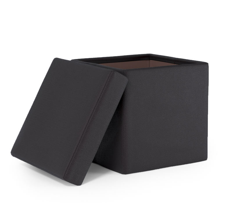 Банкетка в прихожую, Пуф складной Пикник, экокожа