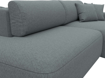 Диван угловой Лига-036 НПБ Модерн правый угол, рогожка Амур