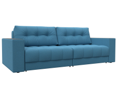 Диваны еврокнижки, Диван прямой с декором Лига-049 НПБ, рогожка Амур