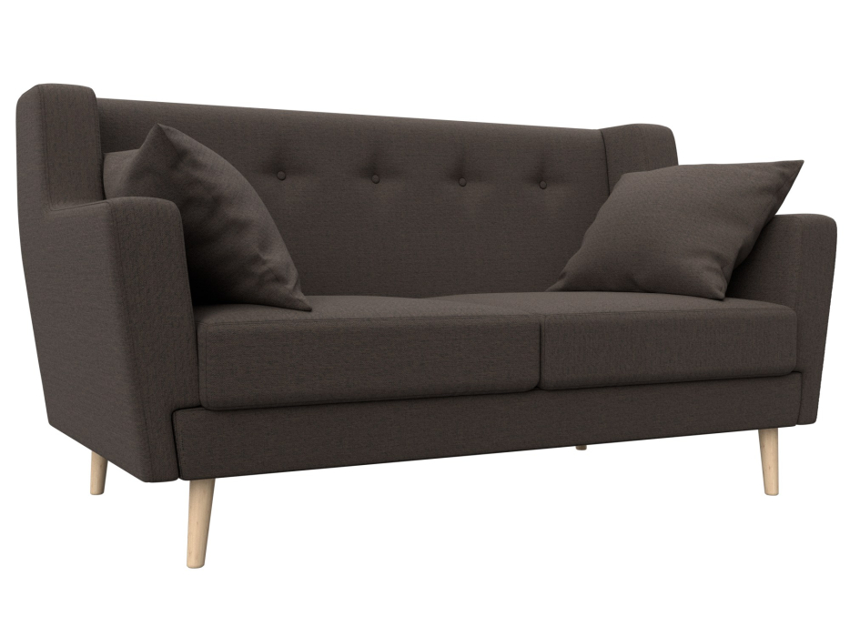 Диваны прямые кухонные, Диван кухонный прямой Брайтон 2, рогожка Амур