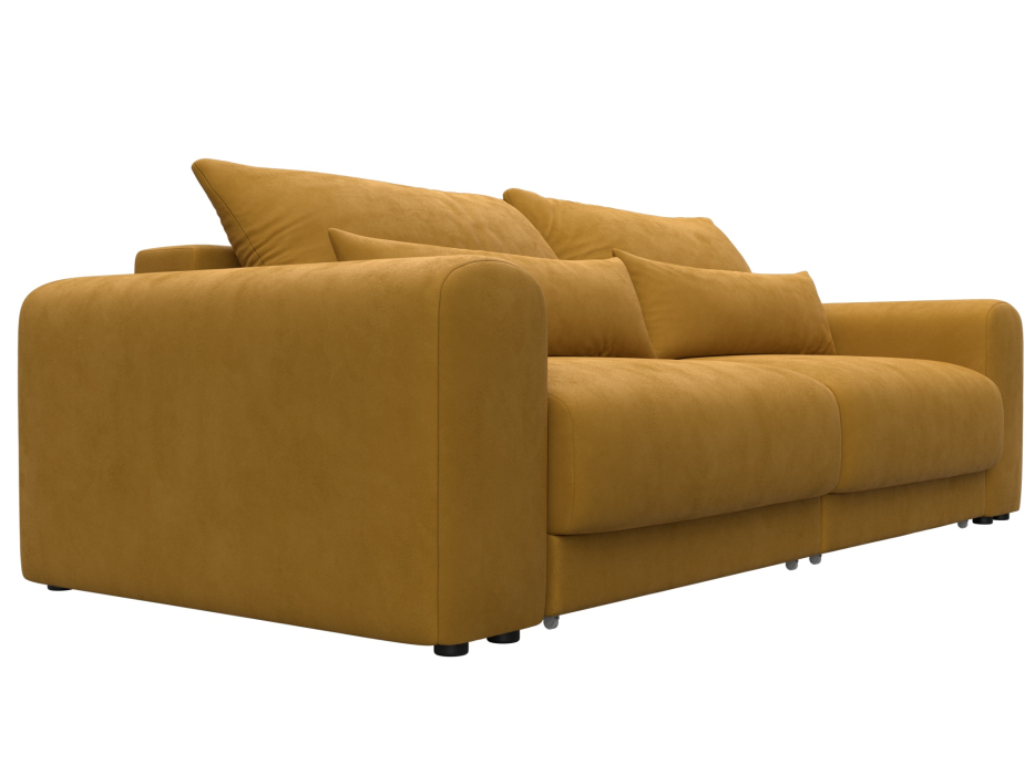 Диваны еврокнижки, Диван прямой Лига-056 НПБ, велюр BRUT