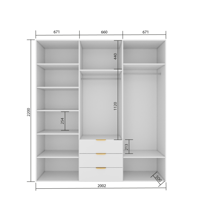 Шкафы распашные, Шкаф Фиеста