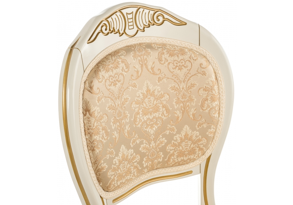 Стулья, Стул деревянный Лауро (патина золото) без подлокотников