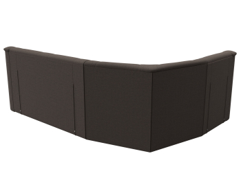 Диван угловой Карелия левый угол, рогожка Амур