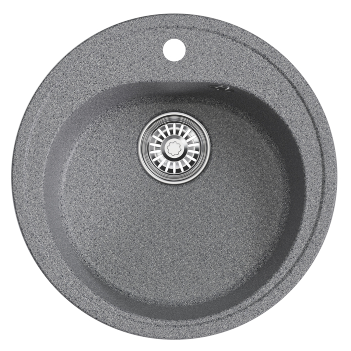 Кухонные мойки, Мойкa ML-GM11 круглая, 500мм (глуб. чаши 180) NEW*