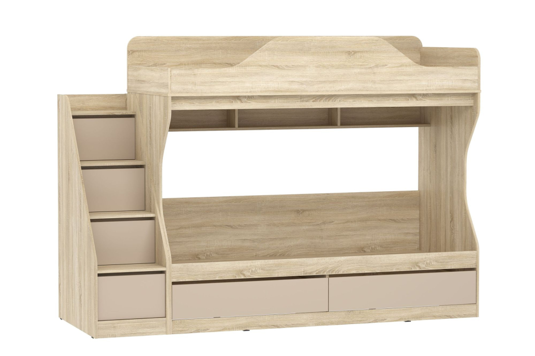 Кровати двухъярусные, Акварель НМ 041.51 Кровать двухъярусная