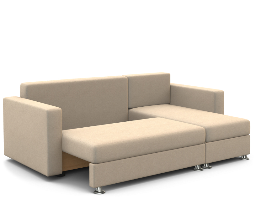 Диваны угловые в гостиную, Угловой диван Ария правый, велюр