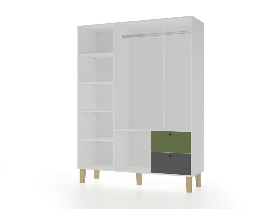 Шкафы распашные, Шкаф STORY трехстворчатый