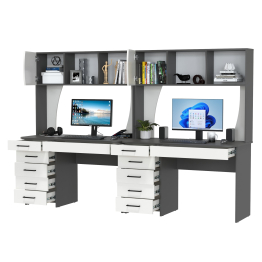 Два стола рабочих Сигма для двоих