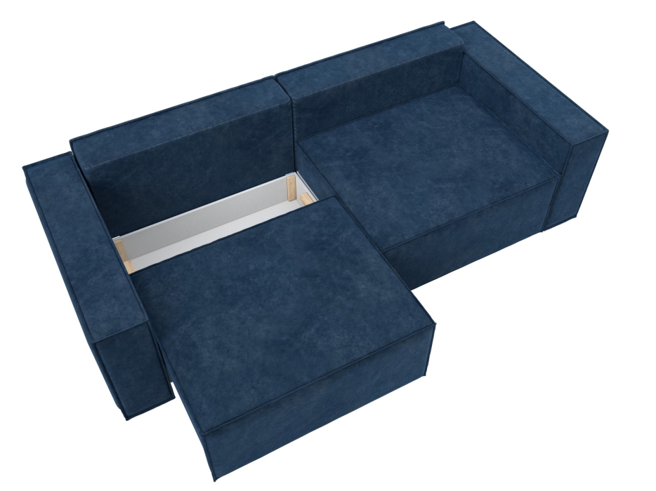 Диваны кровати со спальным местом, Диван прямой Куба, велюр BRUT