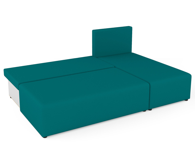 Диваны угловые в гостиную, Угловой диван-кровать Рим, велюр