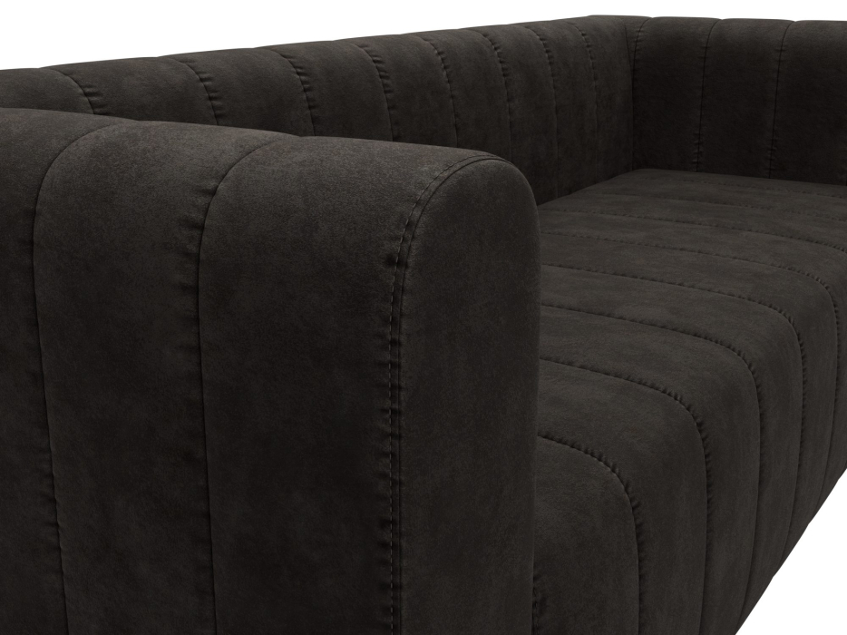 Диваны прямые кухонные, Диван прямой Лига-073, велюр BRUT