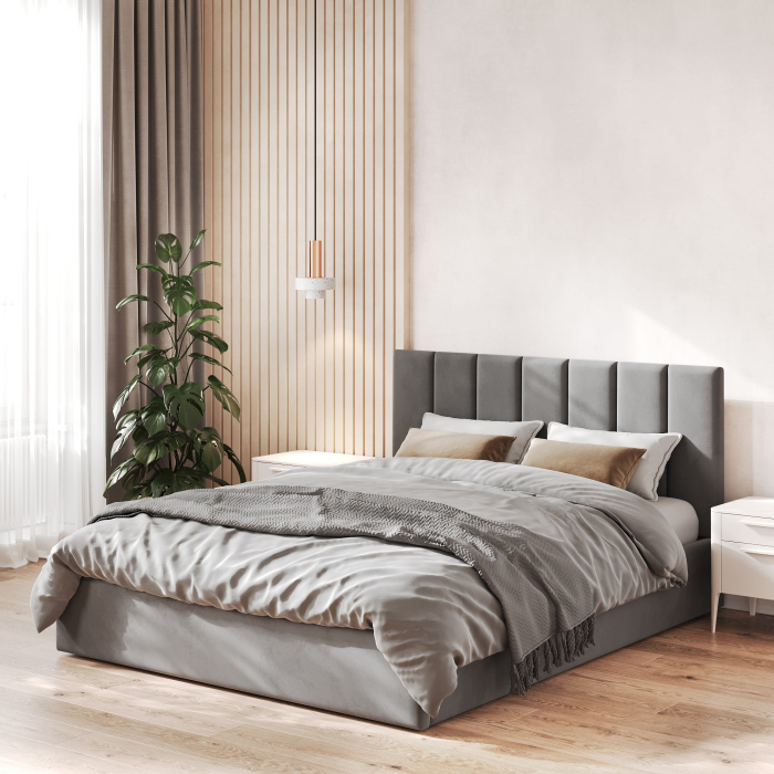 Мягкая кровать, Кровать двуспальная Венера-3 180х200 с подъемным механизмом