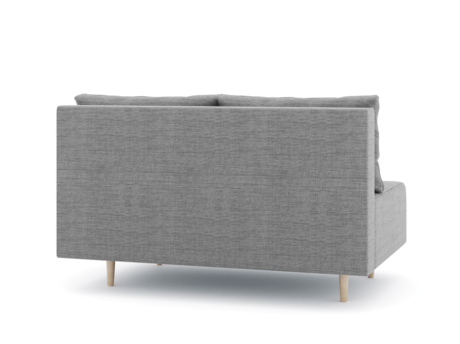 Дизайнерские диваны для гостиной, Диван прямой нераскладной Милли мини 2-х  местный без подлокотников, рогожка Люкс