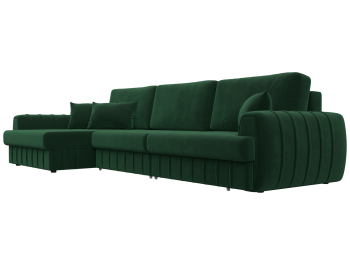 Диван угловой Лига-057 НПБ Лонг угол левый, велюр SEVEN