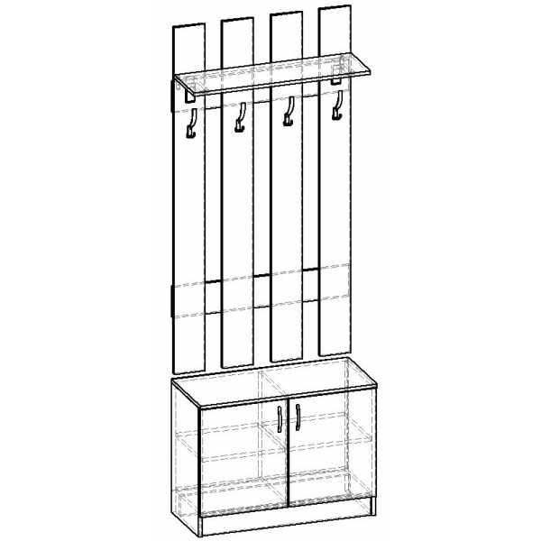 Прихожие, Композиция ГОРИЗОНТ-1 