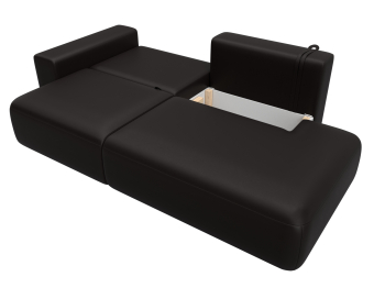 Диван прямой Лига-036 НПБ Модерн подлокотник слева, экокожа GRIFON