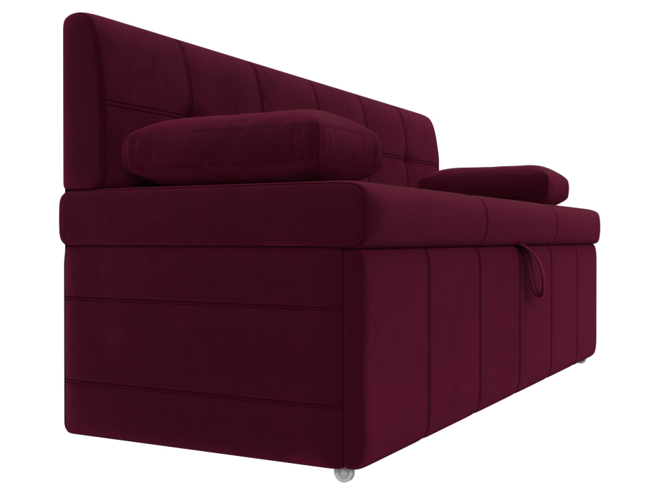 Диваны прямые кухонные, Кухонный прямой диван Лео, микровельвет