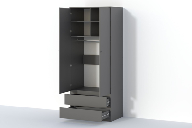 Шкаф 2х ств. (высокий) КЭТ-1