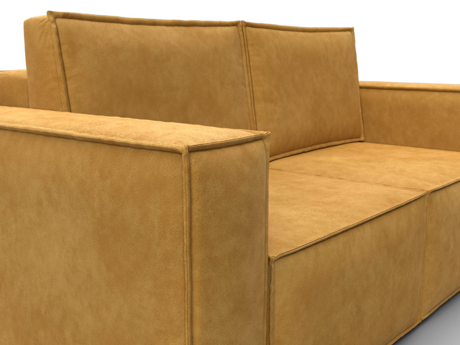 Диваны кровати со спальным местом, Диван прямой Куба мини, велюр BRUT