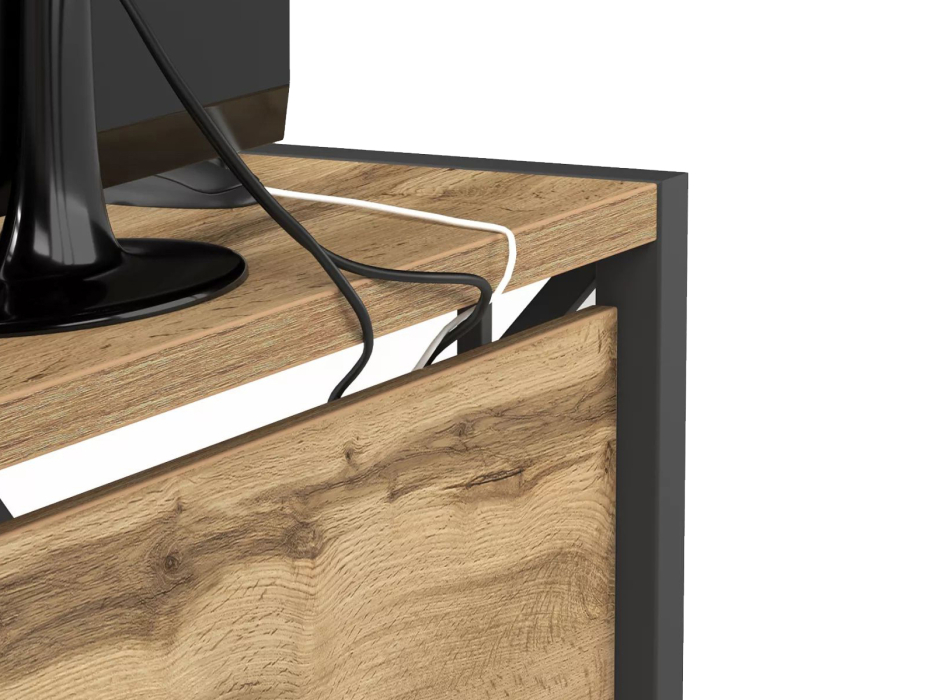 Письменные столы, Стол рабочий универсальный Калифорния Хардвиг 1200 ЛДСП