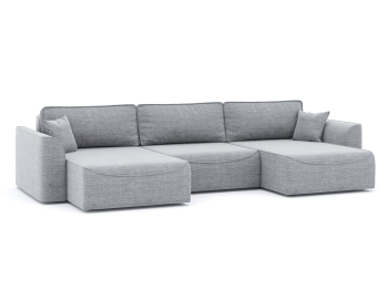 Диван-кровать П-образный Рафаэль еврокнижка НПБ, рогожка Люкс