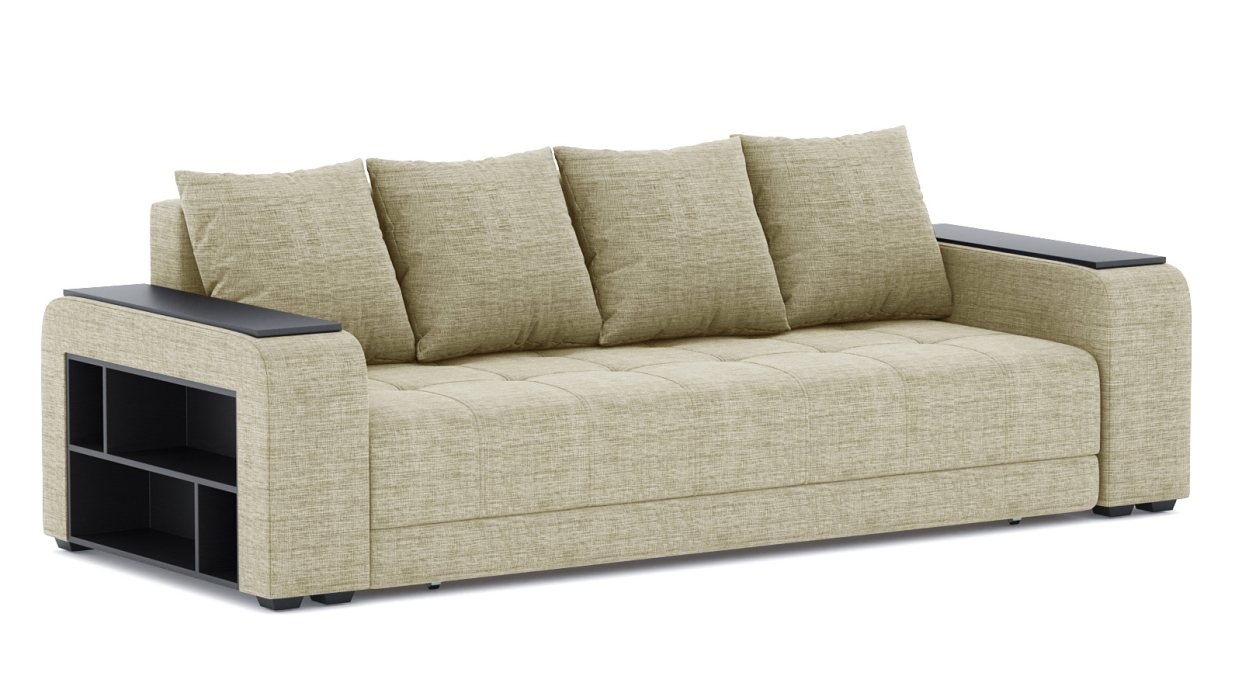 Диваны еврокнижки, Диван-кровать Дубай Лайт еврокнижка, рогожка