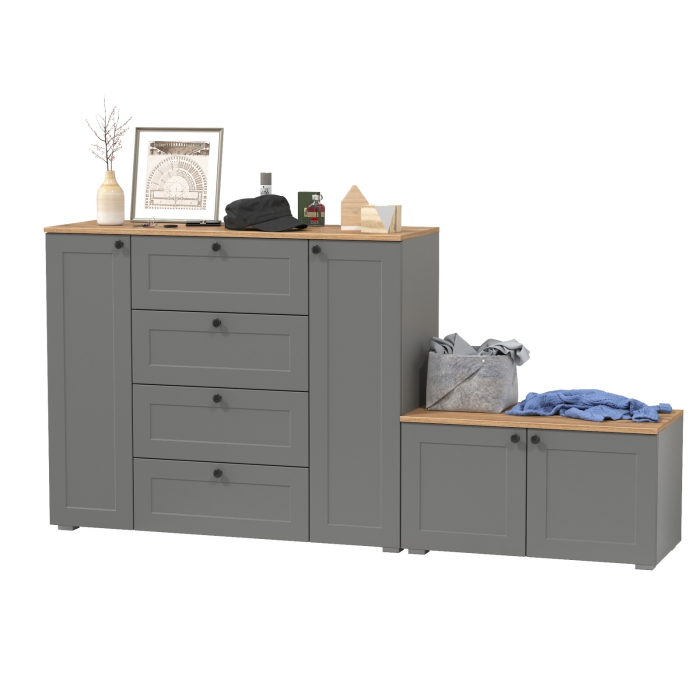 Прихожие, Комод Остин 16.221 с тумбой две дверки