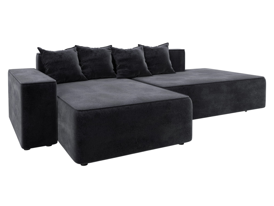 Диваны угловые в гостиную, Диван угловой Лига-079 угол левый, велюр TOWER