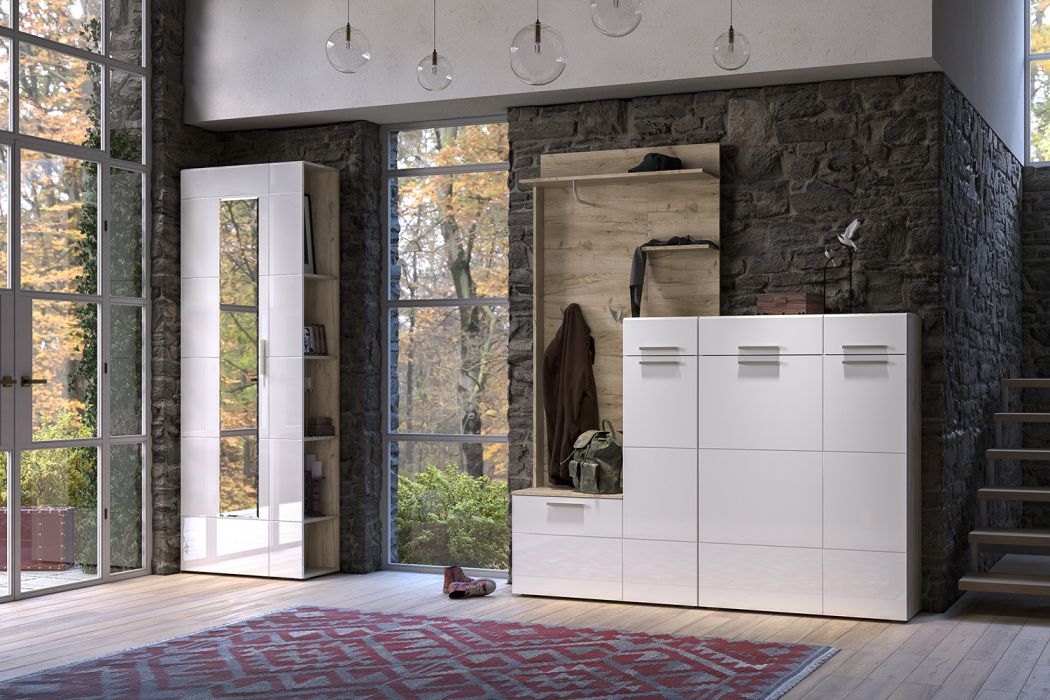 Шкафы пеналы, Шкаф для одежды Лайн 08.122