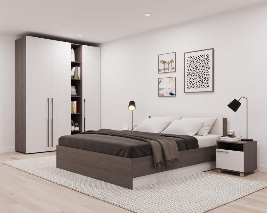 Кровати 90 см, Модульная система Аманда А09 Кровать  90*200