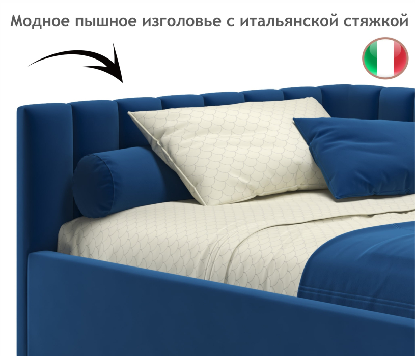 Мягкая кровать, Мягкая кровать Milena 1200 с подъемным механизмом