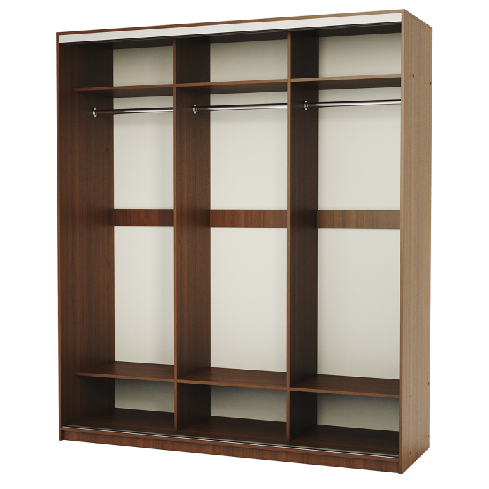 Шкафы-купе, Шкаф-купе 3-х дв. Премиум со штангой 220х60х220