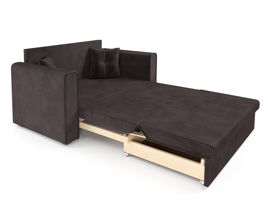 Диваны выкатные, Диван прямой выкатной Санта (Бархат)