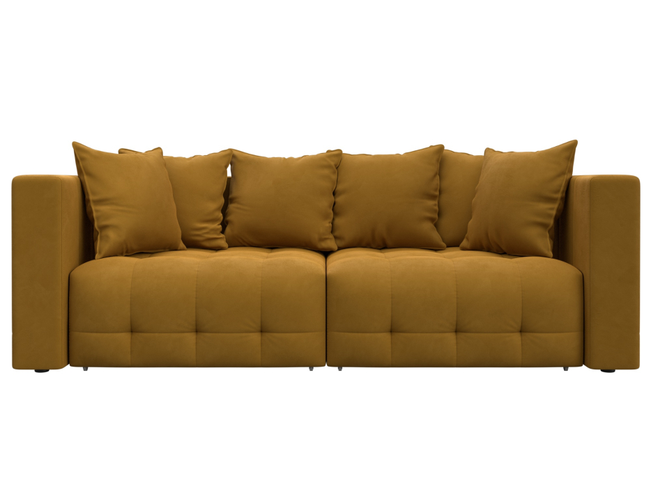 Дизайнерские диваны для гостиной, Диван прямой Лига-052 НПБ, велюр BRUT