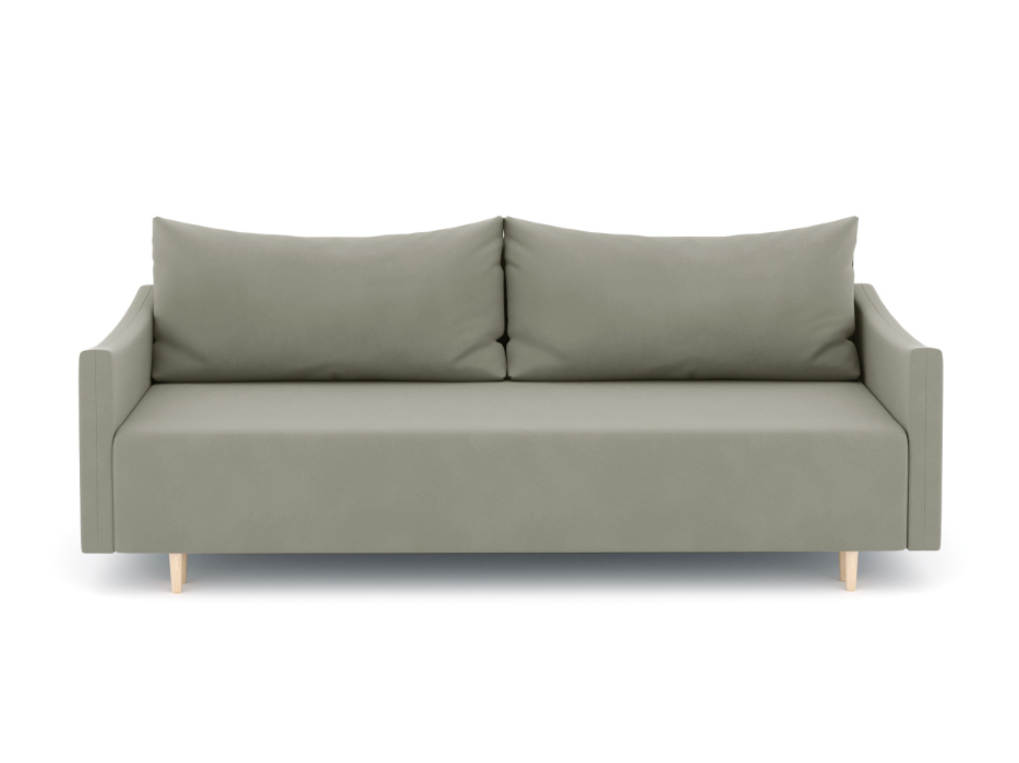 Диваны еврокнижки, Диван-кровать еврокнижка Смайл с подлокотниками, велюр