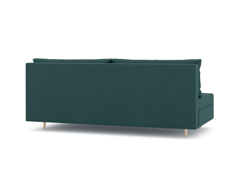 Диваны еврокнижки, Диван-кровать Милли без подлокотников, велюр