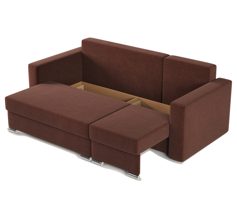 Диваны угловые в гостиную, Угловой диван трансформер Рио правый