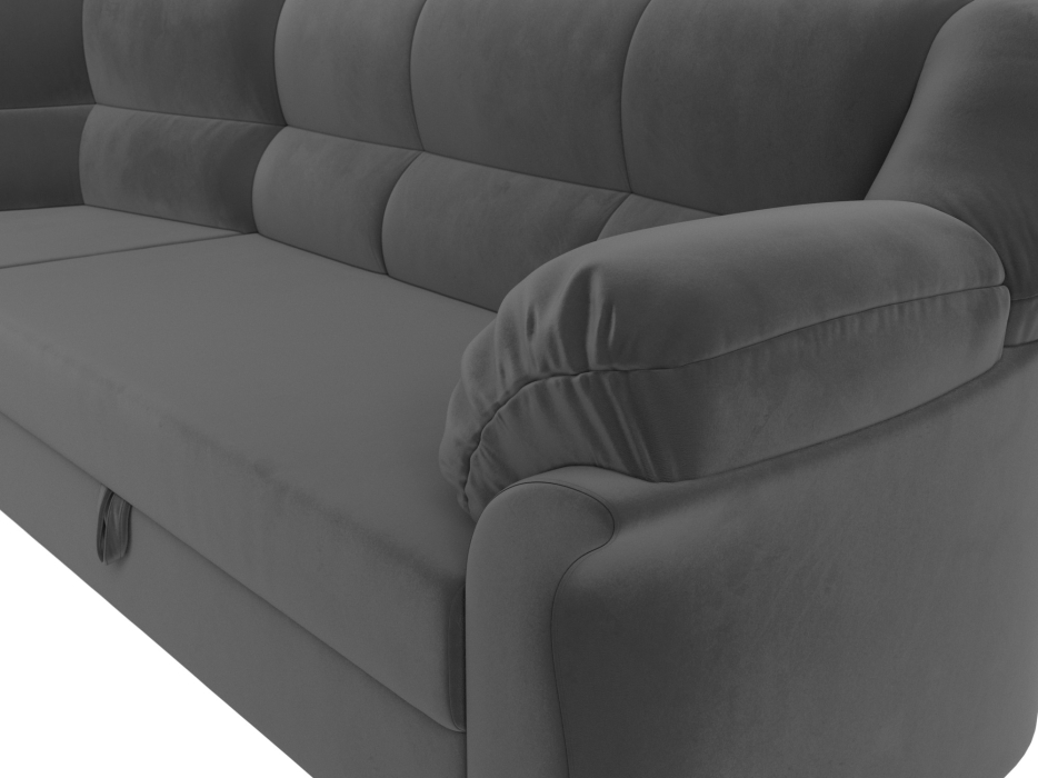 Диваны угловые в гостиную, Диван угловой Карнелла левый угол, велюр